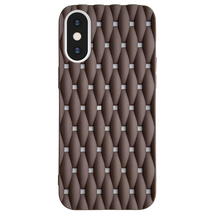 Weave Cooling Solid Color TPU Phone Case, For iPhone 11, For iPhone 11 Pro, For iPhone X / XS, For iPhone XR