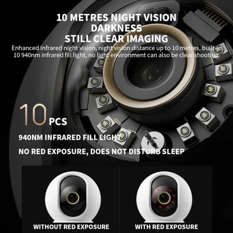 Original Xiaomi Smart Camera C700 4K 360 Viewing Angle Full-Color Night Vision AI Camera, US Plug