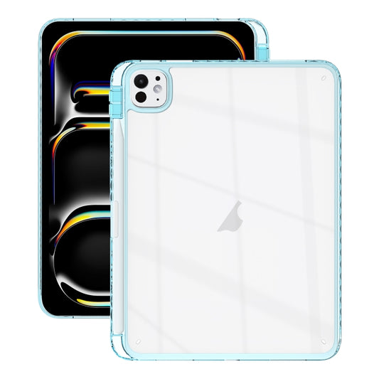 Acrylic Hybrid TPU Tablet Case with Pen Slot, For iPad Pro 13 2024, For iPad Pro 11 2022 / 2021, For iPad Pro 11 2024, For iPad 10.2 2021 / Air 10.5 2019