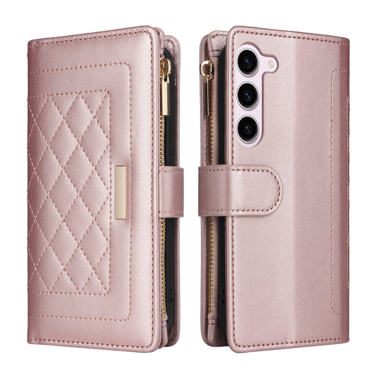 Crossbody Zipper Wallet Rhombus Leather Phone Case, For Samsung Galaxy S23+ 5G, For Samsung Galaxy S23 5G, For Samsung Galaxy S20 FE, For Samsung Galaxy S22 Ultra 5G, For Samsung Galaxy S22+ 5G, For Samsung Galaxy S22 5G