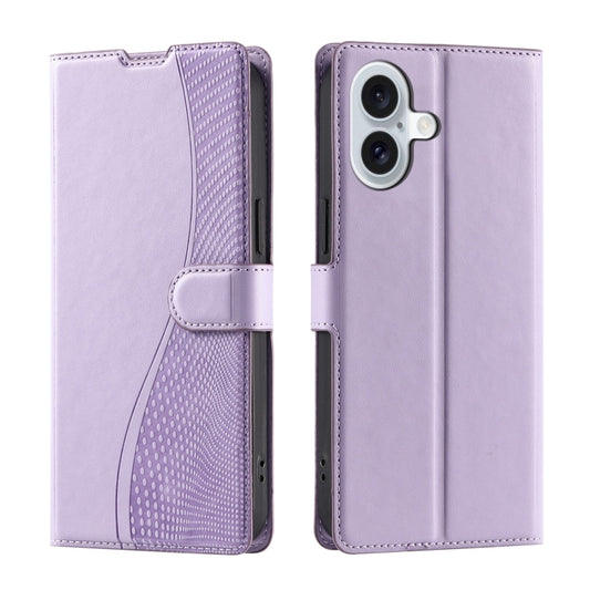 Voltage Ultra-thin Dot Leather Phone Case, For iPhone 16, For iPhone 15 Pro Max, For iPhone 15 Pro, For iPhone 15 Plus