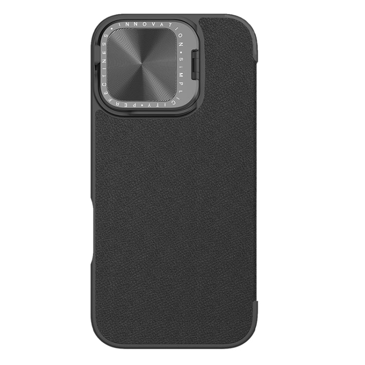 NILLKIN Qin Prop Series Flip Camera Cover Design Leather Phone Case, For iPhone 16 Pro Max, For iPhone 16