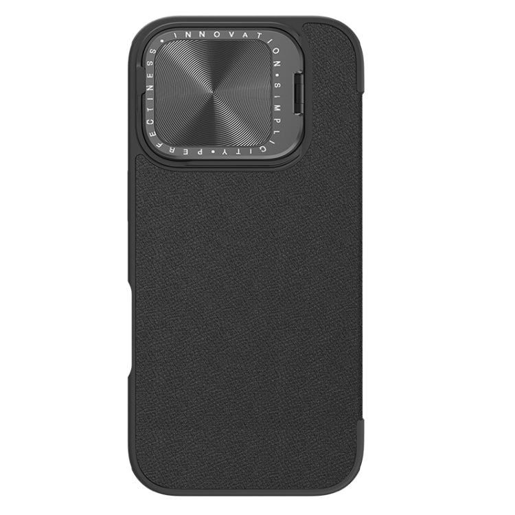 NILLKIN Qin Prop Series Flip Camera Cover Design Leather Phone Case, For iPhone 16 Pro Max, For iPhone 16