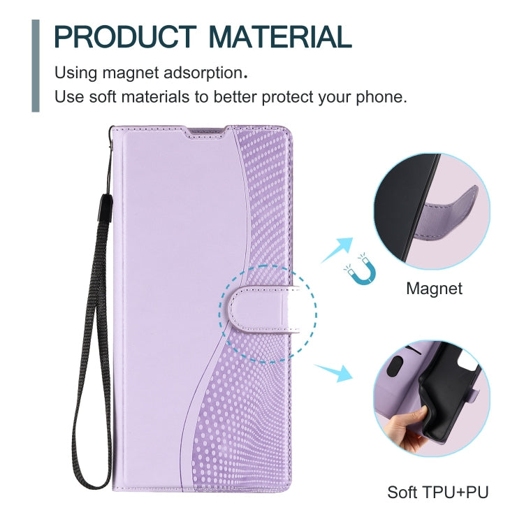 Voltage Ultra-thin Dot Leather Phone Case, For Samsung Galaxy S24 FE 5G, For Samsung Galaxy S24 Ultra 5G, For Samsung Galaxy S24+ 5G, For Samsung Galaxy S24 5G, For Samsung Galaxy S23 FE 5G, For Samsung Galaxy S23 Ultra 5G