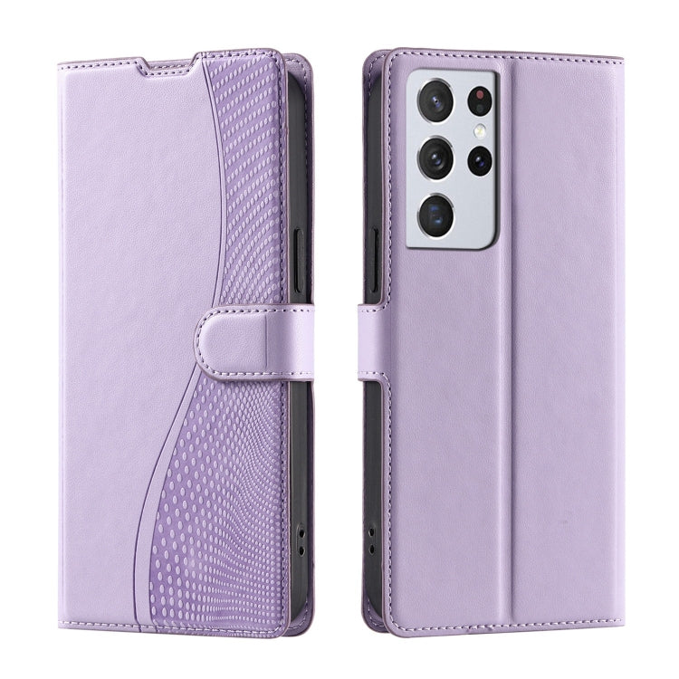 Voltage Ultra-thin Dot Leather Phone Case, For Samsung Galaxy S21 FE 5G, For Samsung Galaxy S21 5G, For Samsung Galaxy S21+ 5G, For Samsung Galaxy S21 Ultra 5G, For Samsung Galaxy S20 Ultra, For Samsung Galaxy S20