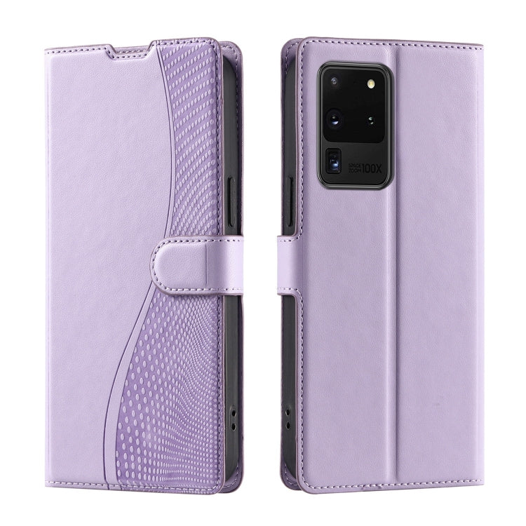 Voltage Ultra-thin Dot Leather Phone Case, For Samsung Galaxy S21 FE 5G, For Samsung Galaxy S21 5G, For Samsung Galaxy S21+ 5G, For Samsung Galaxy S21 Ultra 5G, For Samsung Galaxy S20 Ultra, For Samsung Galaxy S20