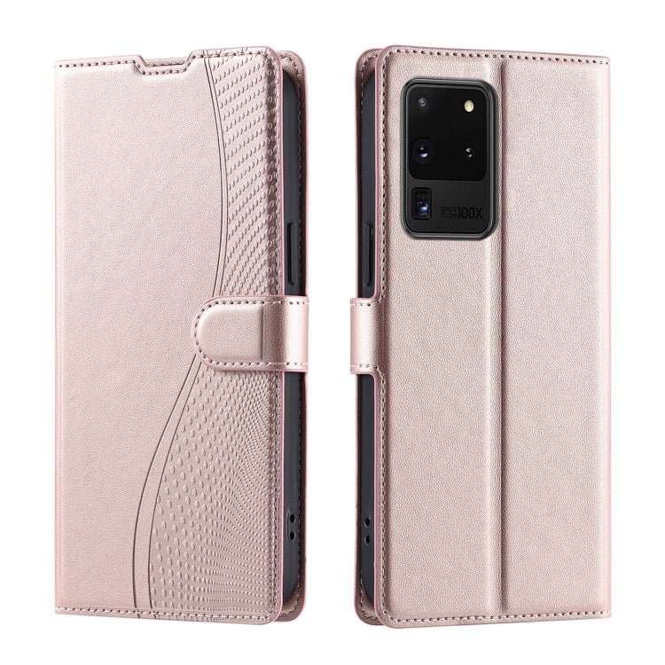 Voltage Ultra-thin Dot Leather Phone Case, For Samsung Galaxy S21 FE 5G, For Samsung Galaxy S21 5G, For Samsung Galaxy S21+ 5G, For Samsung Galaxy S21 Ultra 5G, For Samsung Galaxy S20 Ultra, For Samsung Galaxy S20