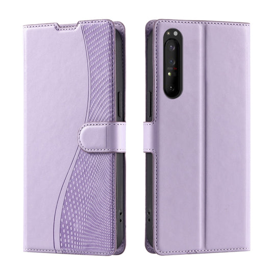 Voltage Ultra-thin Dot Leather Phone Case, For Sony Xperia 1 IV, For Sony Xperia 10 IV, For Sony Xperia 5 III, For Sony Xperia 10 III, For Sony Xperia 1 III