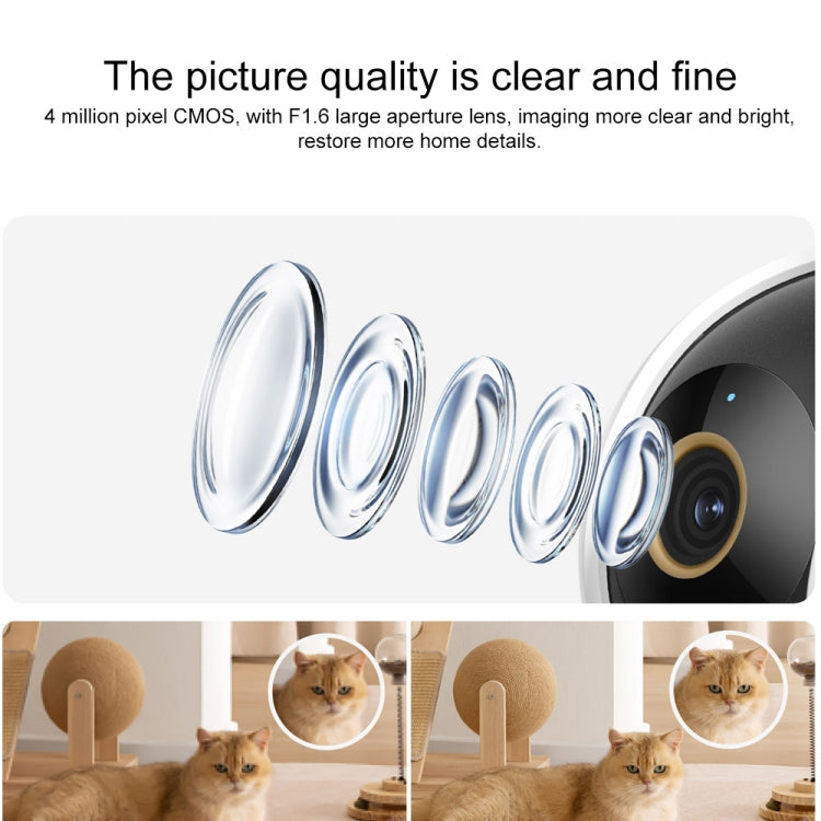 Original Xiaomi Smart Camera C500 Dual Lens Edition 4MP Support AI Detection, US Plug, C500