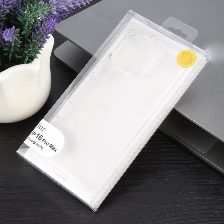 GEBEI Acrylic Transparent Phone Case, For iPhone 16 Pro Max, For iPhone 16 Pro, For iPhone 16 Plus, For iPhone 16