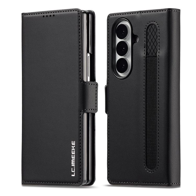 LC.IMEEKE L1 Series Frosted Fine Texture PU Phone Case with Pen Slot, Pen Not Included