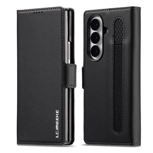 LC.IMEEKE L1 Series Frosted Fine Texture PU Phone Case with Pen Slot, Pen Not Included