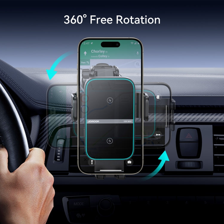 JOYROOM JR-ZS246S Car Instrument Platform Wireless Charger Phone Holder, JR-ZS246S