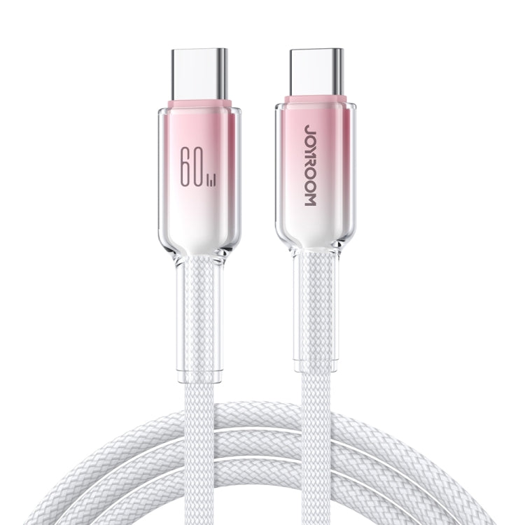 JOYROOM S-A42 Crystal Clear Series Fast Charging Data Cable, Length: 1.2m, Type-C to Type-C Cable, Type-C to 8 Pin Cable, USB to Type-C Cable, USB to 8 Pin Cable