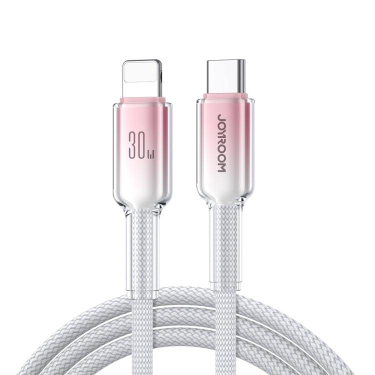 JOYROOM S-A42 Crystal Clear Series Fast Charging Data Cable, Length: 1.2m, Type-C to Type-C Cable, Type-C to 8 Pin Cable, USB to Type-C Cable, USB to 8 Pin Cable