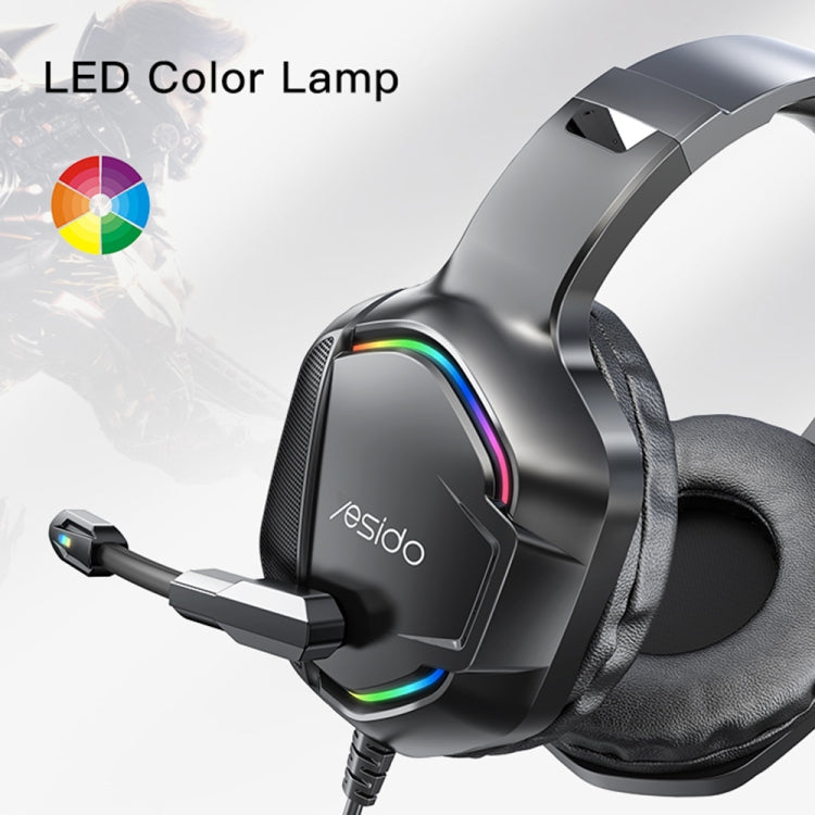 Yesido EK01 Head-mounted RGB Gaming Wired Earphone with Microphone, EK01