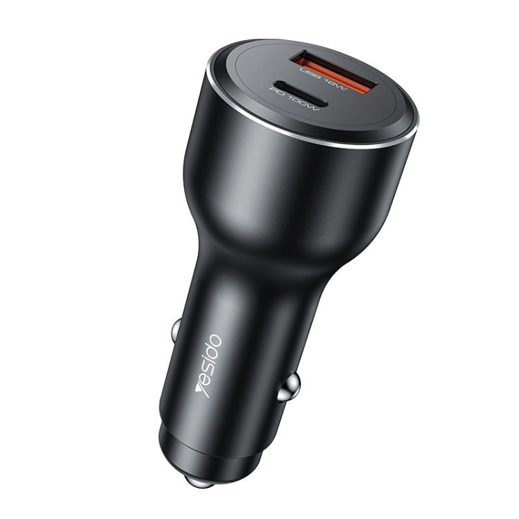 Yesido Y65 PD100W Type-C + QC18W USB Super Fast Car Charger, Y65