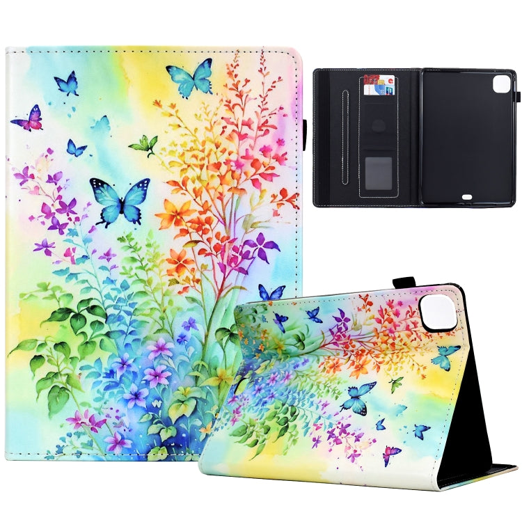 Painted Pattern Leather Tablet Case, For iPad Air 11 2024, For iPad Pro 11 2024, For iPad 10.9 2022, For iPad mini 2021, For iPad 10.2 2019