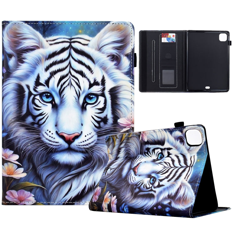 Painted Pattern Leather Tablet Case, For iPad Air 11 2024, For iPad Pro 11 2024, For iPad 10.9 2022, For iPad mini 2021, For iPad 10.2 2019