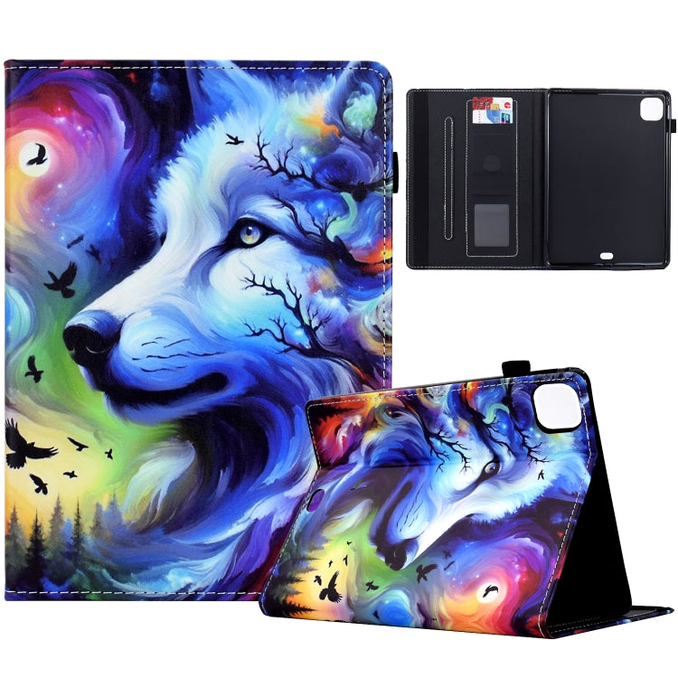 Painted Pattern Leather Tablet Case, For iPad Air 11 2024, For iPad Pro 11 2024, For iPad 10.9 2022, For iPad mini 2021, For iPad 10.2 2019