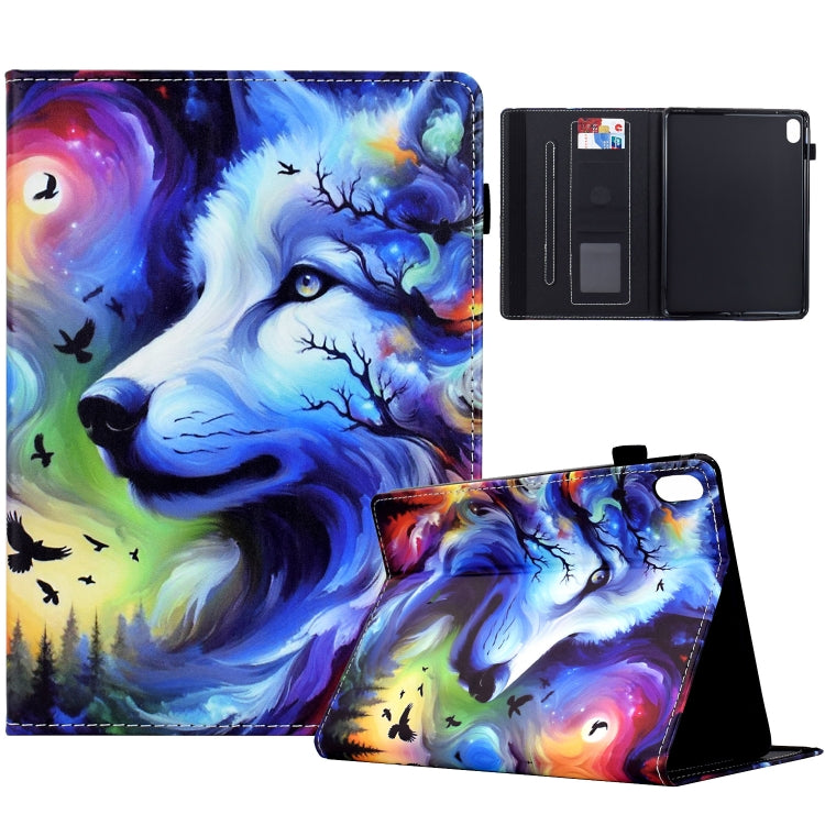 Painted Pattern Leather Tablet Case, For iPad Air 11 2024, For iPad Pro 11 2024, For iPad 10.9 2022, For iPad mini 2021, For iPad 10.2 2019