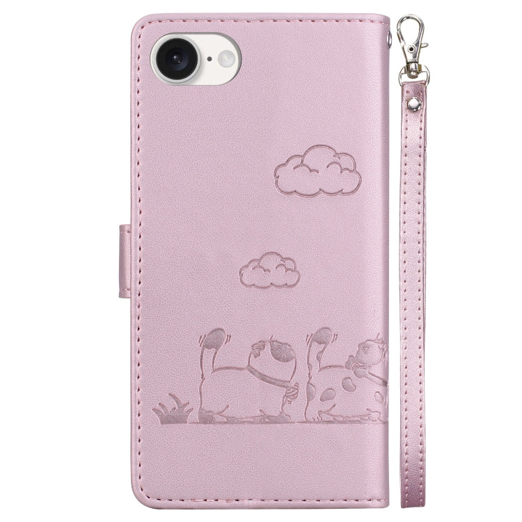 Cute Cats RFID Leather Phone Case