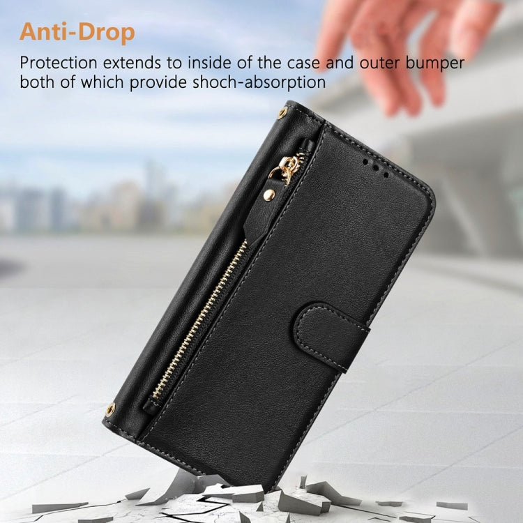 Multi-Card Slots Zipper Wallet Leather Phone Case, For Samsung Galaxy S24+ 5G, For Samsung Galaxy S24 5G, For Samsung Galaxy S23 FE 5G, For Samsung Galaxy S23 Ultra 5G, For Samsung Galaxy S23+ 5G