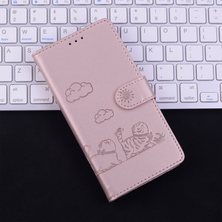 Cute Cats RFID Leather Phone Case, For Samsung Galaxy S24+ 5G, For Samsung Galaxy S24 5G, For Samsung Galaxy S23 FE 5G, For Samsung Galaxy S23 Ultra 5G, For Samsung Galaxy S23+ 5G