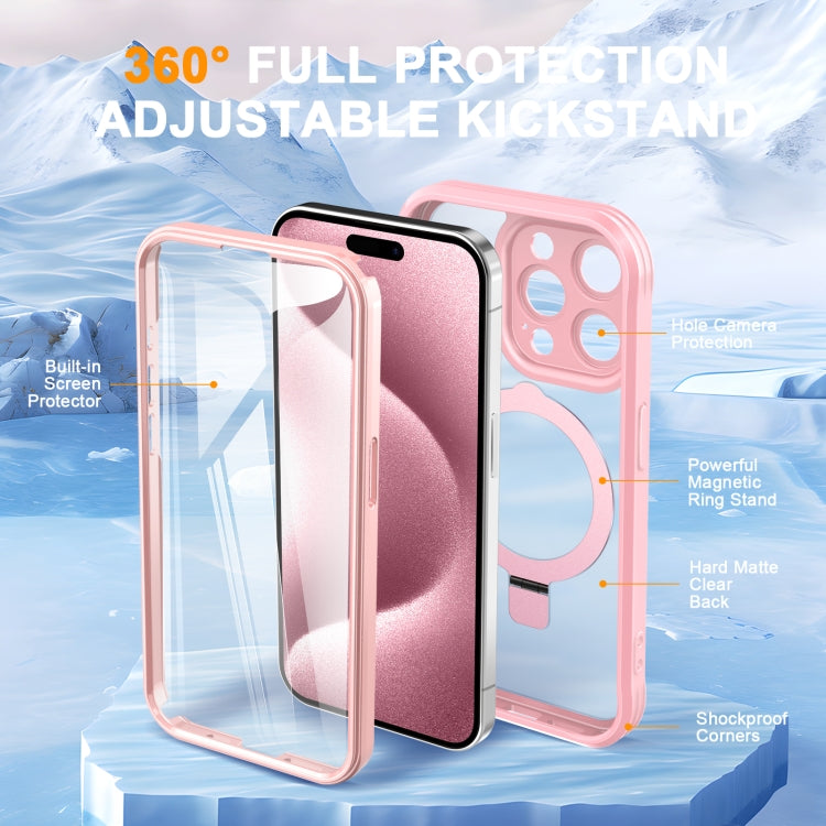 Skin Feel MagSafe Holder 360 Full Body Phone Case