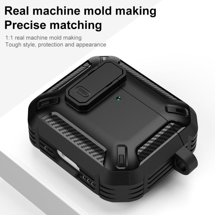 Shield Shockproof Earphone Protective Case with Hook, For AirPods 4