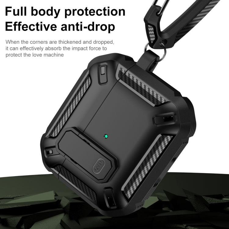 Shield Shockproof Earphone Protective Case with Hook, For AirPods 4