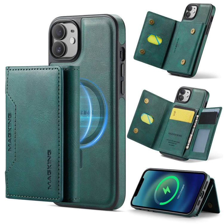 DG.MING MAGKING-K2 Series MagSafe RFID Card Bag Detachable Phone Case, For iPhone 13, For iPhone 12 / 12 Pro, For iPhone 12 Pro Max