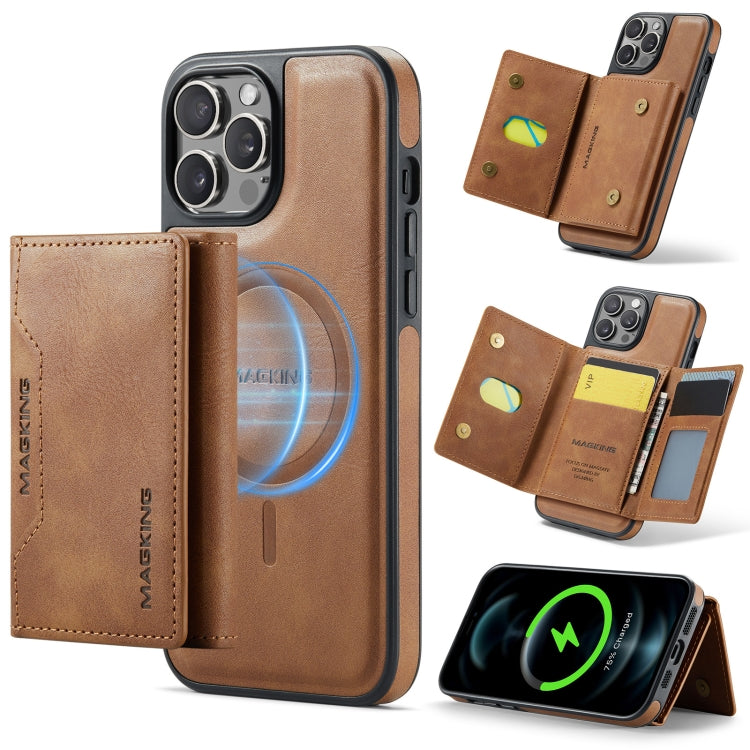 DG.MING MAGKING-K2 Series MagSafe RFID Card Bag Detachable Phone Case, For iPhone 13, For iPhone 12 / 12 Pro, For iPhone 12 Pro Max