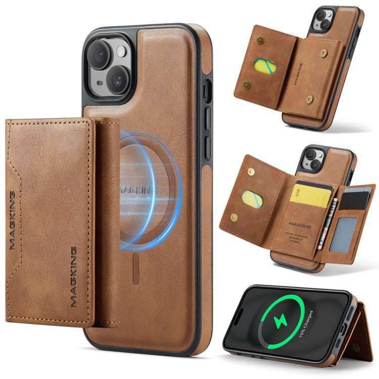 DG.MING MAGKING-K2 Series MagSafe RFID Card Bag Detachable Phone Case, For iPhone 13, For iPhone 12 / 12 Pro, For iPhone 12 Pro Max