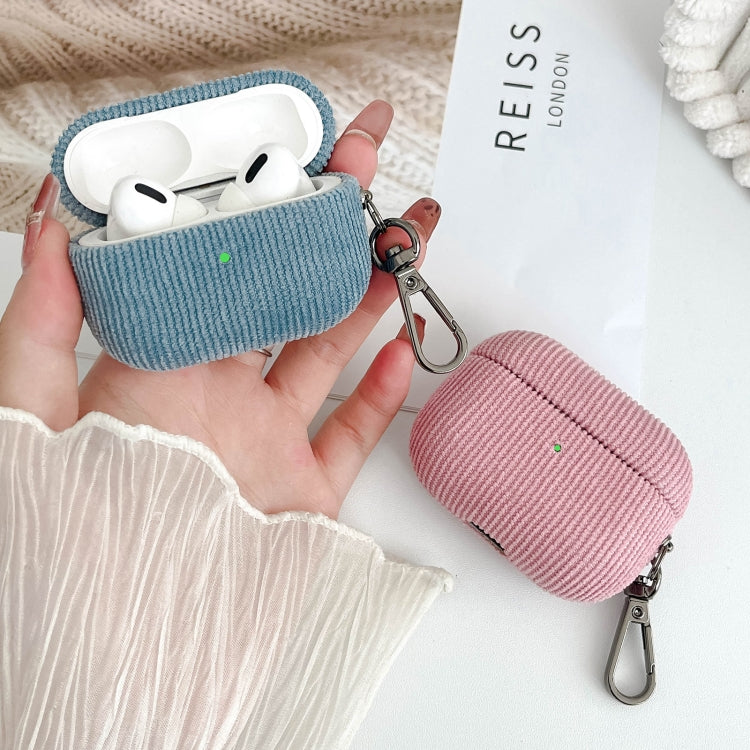 Corduroy Cloth Pattern Earphone Protective Case, For AirPods Pro 2, For AirPods 3, For AirPods Pro