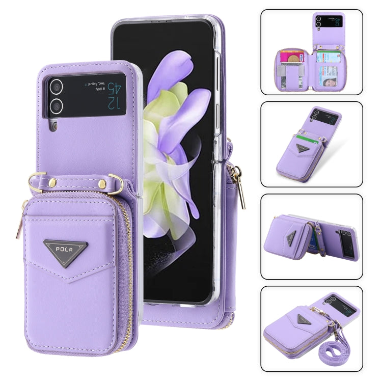 POLA Multi-Card Slots Zipper Wallet Phone Case