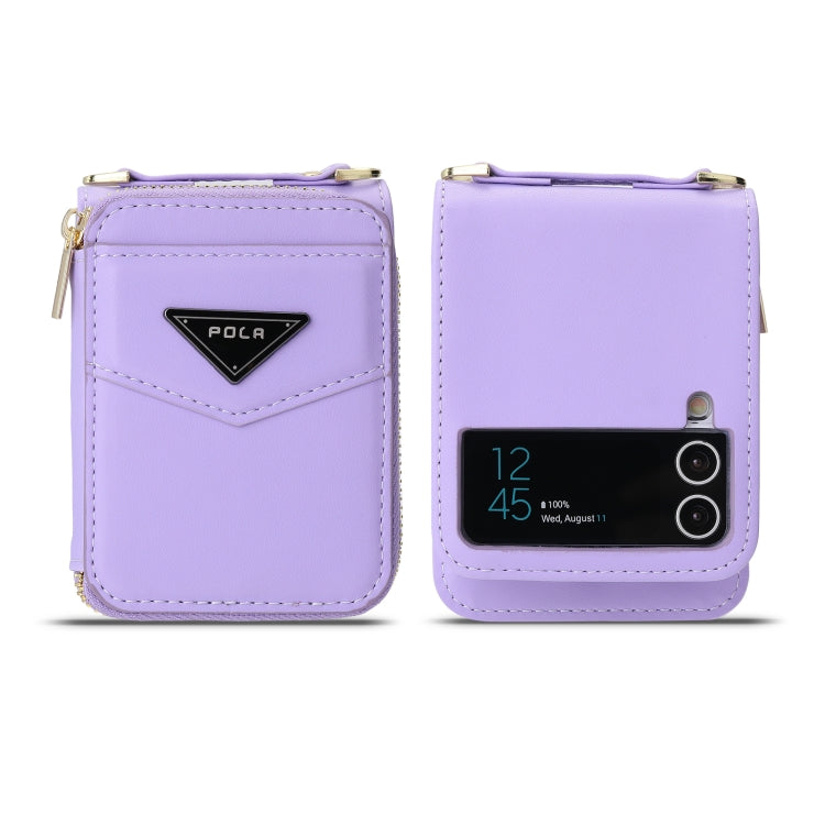 POLA Multi-Card Slots Zipper Wallet Phone Case