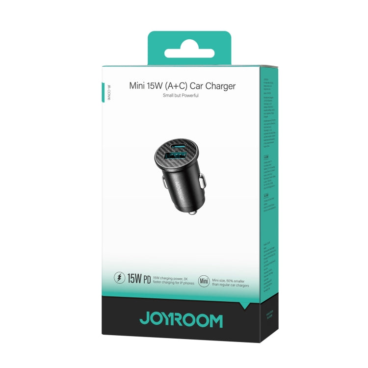 JOYROOM JR-CCN16 15W USB-A and USB-C Mini Car Charger, JR-CCN16