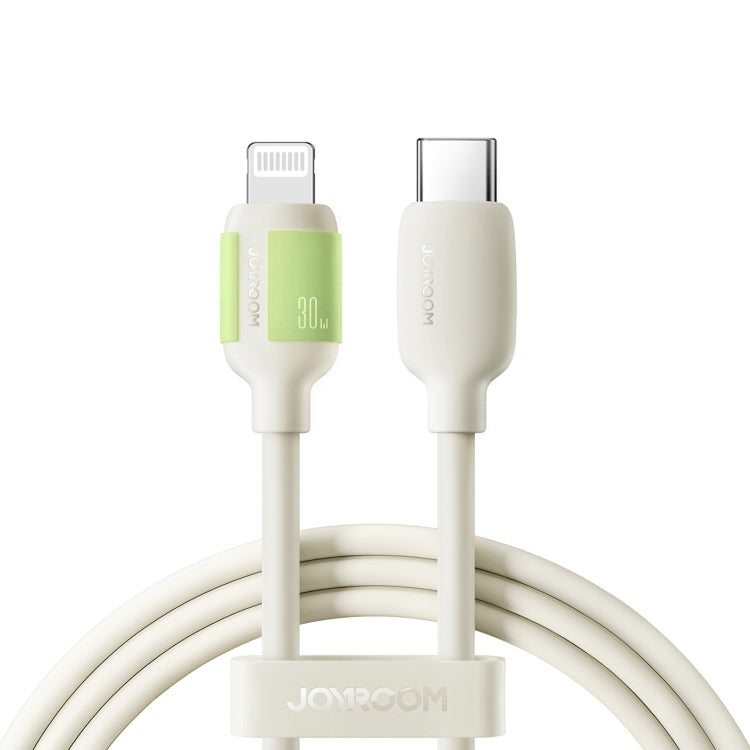 JOYROOM S-A53 Fluorescent Series 30W Type-C to 8 Pin Fast Charging Data Cable, 1.2m, 2m