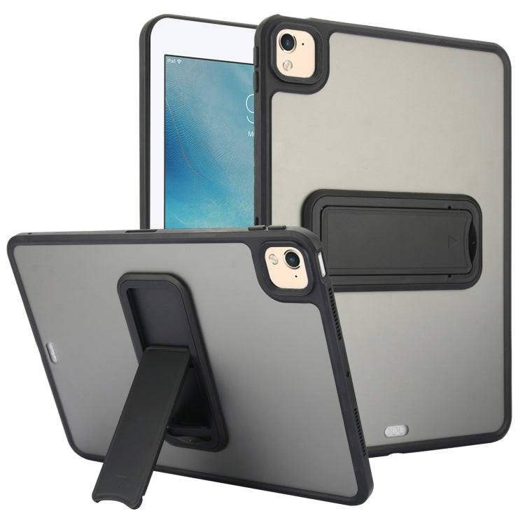 Skin Feel Holder PC Hybrid TPU Tablet Case, For iPad 10.2 2021 / 2020 / 2019, For iPad mini 5 / 4 7.9 inch, For iPad Pro 11 2018, For iPad 9.7 inch 2018 / 2017, For iPad Air 2 9.7, For iPad 4 / 3 / 2 9.7 inch