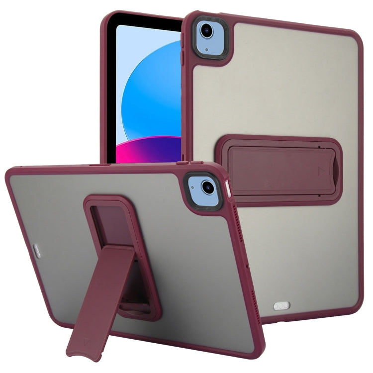 Skin Feel Holder PC Hybrid TPU Tablet Case, For iPad mini 2024 / mini 6 8.3 inch, For iPad Air 11 2024, For iPad Pro 11 2024, For iPad Pro 11 2022 / 2021 / 2020, For iPad 10th Gen 10.9 2022, For iPad Air 5 / 4 10.9 inch