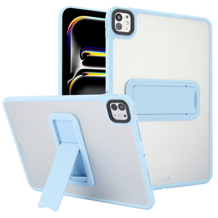 Skin Feel Holder PC Hybrid TPU Tablet Case, For iPad mini 2024 / mini 6 8.3 inch, For iPad Air 11 2024, For iPad Pro 11 2024, For iPad Pro 11 2022 / 2021 / 2020, For iPad 10th Gen 10.9 2022, For iPad Air 5 / 4 10.9 inch