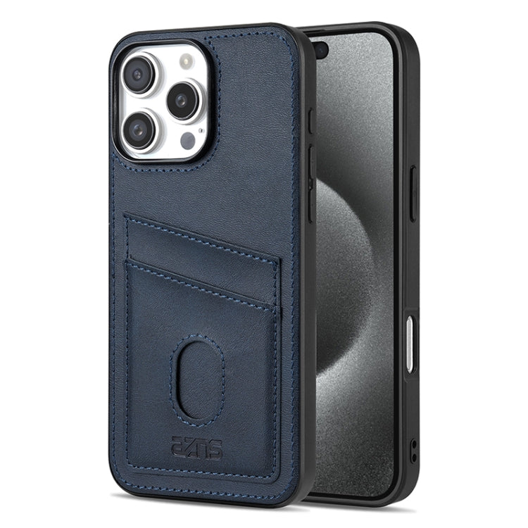 AZNS K1 Series Card Slot Business Phone Case, For iPhone 16 Pro Max, For iPhone 16 Pro, For iPhone 16 Plus, For iPhone 16