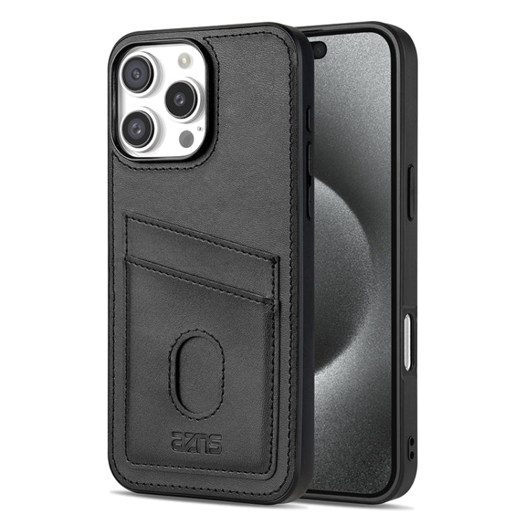 AZNS K1 Series Card Slot Business Phone Case, For iPhone 16 Pro Max, For iPhone 16 Pro, For iPhone 16 Plus, For iPhone 16