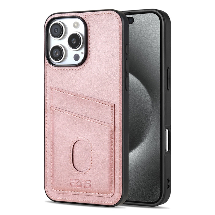 AZNS K1 Series Card Slot Business Phone Case, For iPhone 16 Pro Max, For iPhone 16 Pro, For iPhone 16 Plus, For iPhone 16