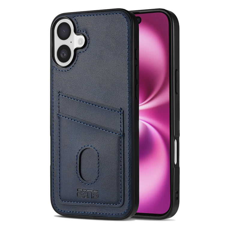 AZNS K1 Series Card Slot Business Phone Case, For iPhone 16 Pro Max, For iPhone 16 Pro, For iPhone 16 Plus, For iPhone 16