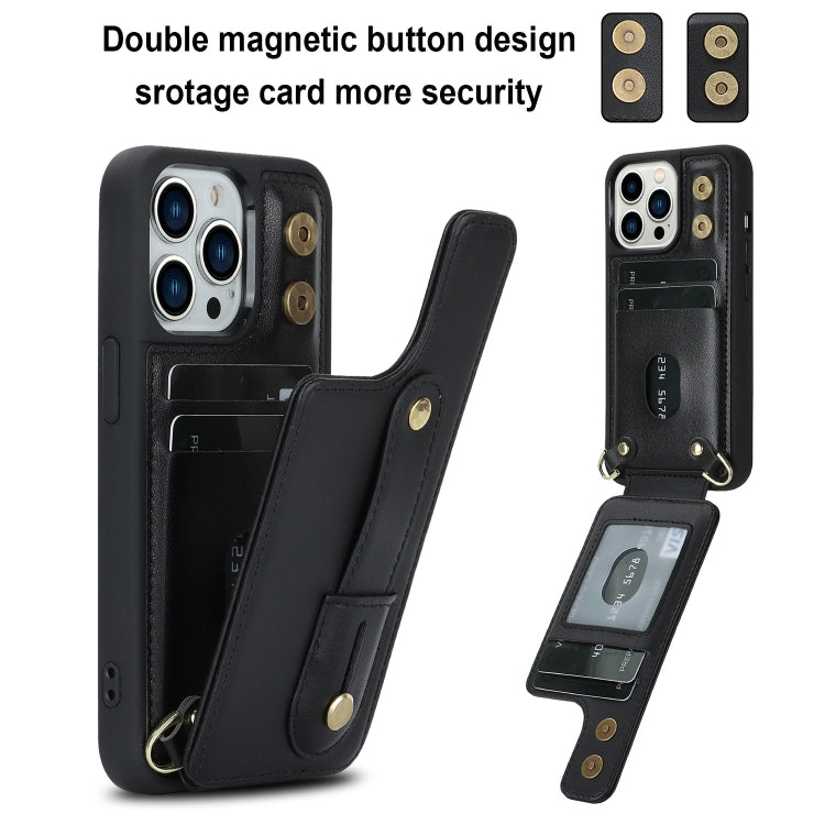 Wristband Vertical Flip Wallet Back Cover Phone Case with Long Lanyard, For iPhone 15 Pro Max, For iPhone 15, For iPhone SE 2022 / 2020 / 8, For iPhone XS Max