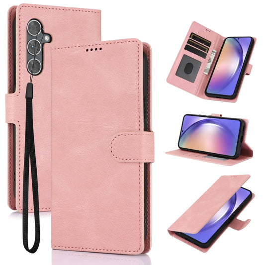 Fantasy Skin-feel Calfskin Texture Leather Phone Case, For Samsung Galaxy S23 FE 5G
