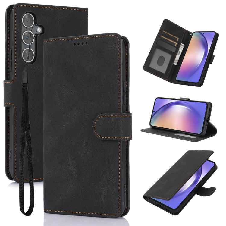 Fantasy Skin-feel Calfskin Texture Leather Phone Case, For Samsung Galaxy S24 5G, For Samsung Galaxy S23 FE 5G