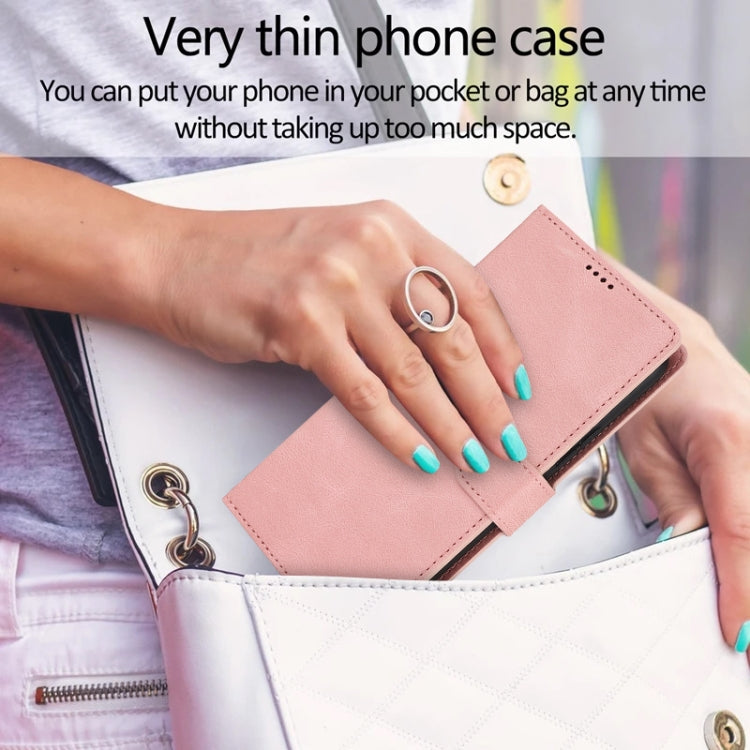 Fantasy Skin-feel Calfskin Texture Leather Phone Case, For Samsung Galaxy S24 5G, For Samsung Galaxy S23 FE 5G